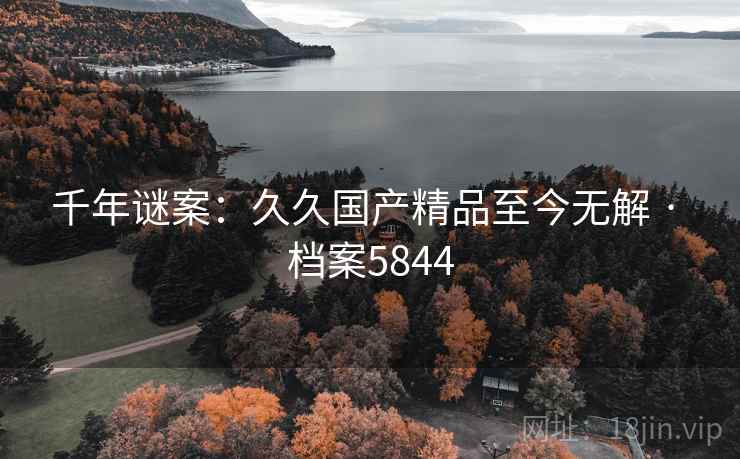 千年谜案：久久国产精品至今无解 · 档案5844