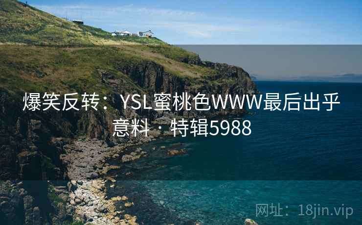 爆笑反转：YSL蜜桃色WWW最后出乎意料 · 特辑5988